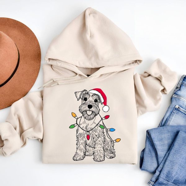 Miniature Schnauzer Christmas Hoodie