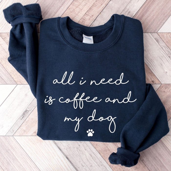 Coffee Dog Sweater New