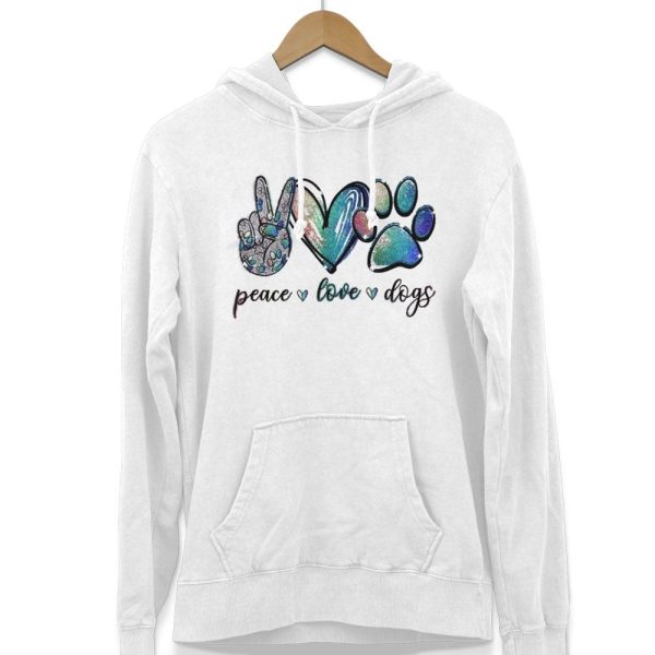 Peace, Love & Dogs Hoodie
