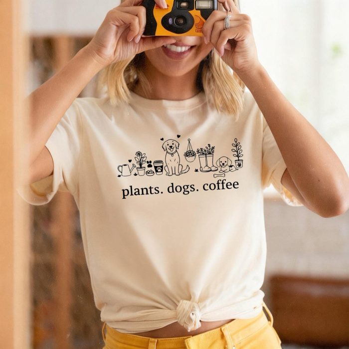 Plant And Dog Lover T-Shirt