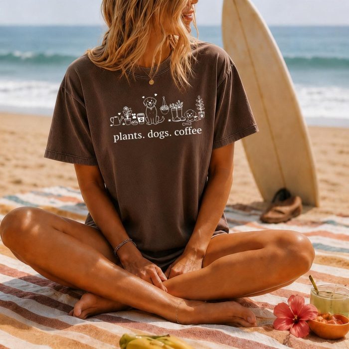 Plant And Dog Lover T-Shirt V2
