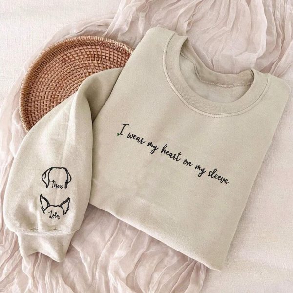 I Wear My Heart On My Sleeve Sweater