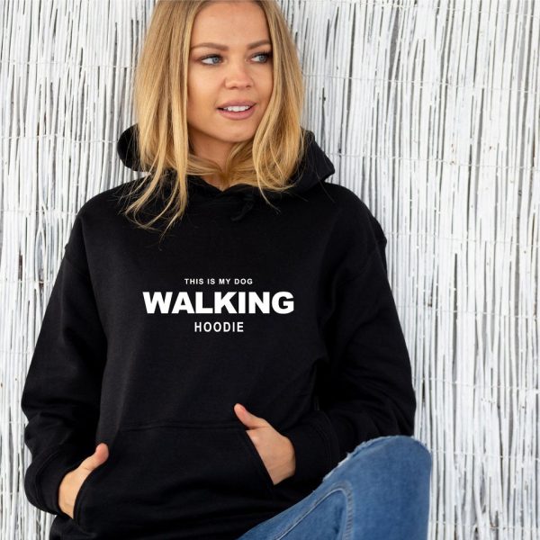This Is My Dog Walking Hoodie