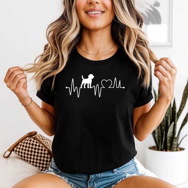 Dog Heartbeat Line Tee