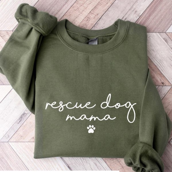 Rescue Dog Mama Sweatshirt
