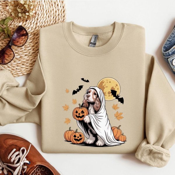Cocker Spaniel Ghost Sweater