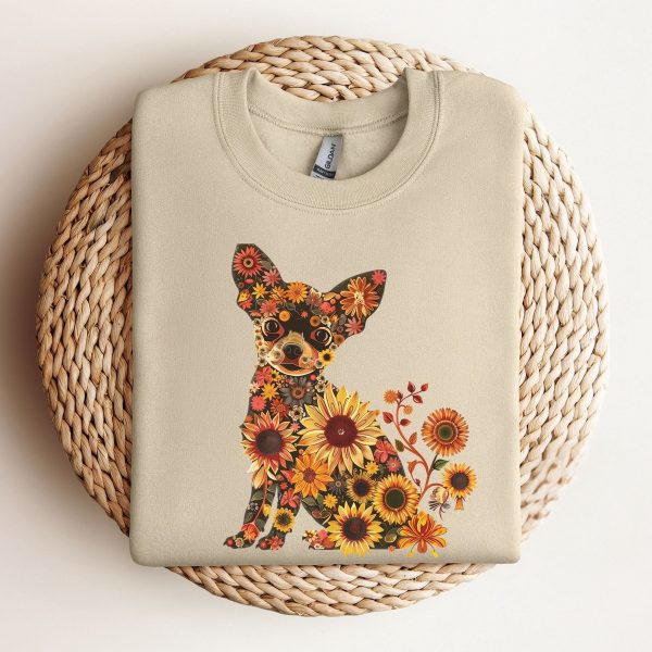 Floral Chihuahua Sweater