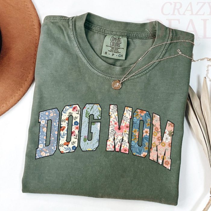 Floral Dog Lover T-Shirt