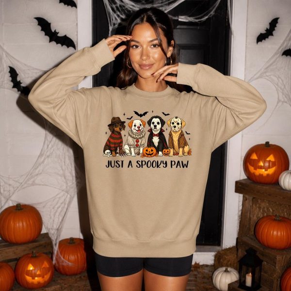Just a Spooky Paw Sweatshirt