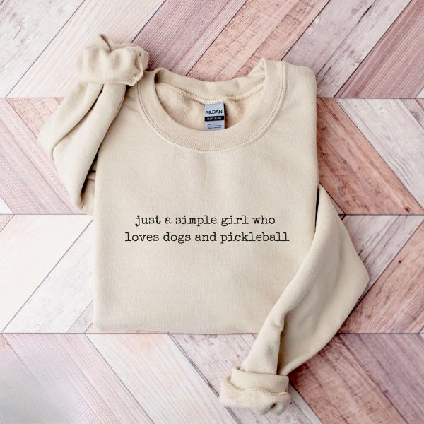 Funny Dog And Pickleball Sweater