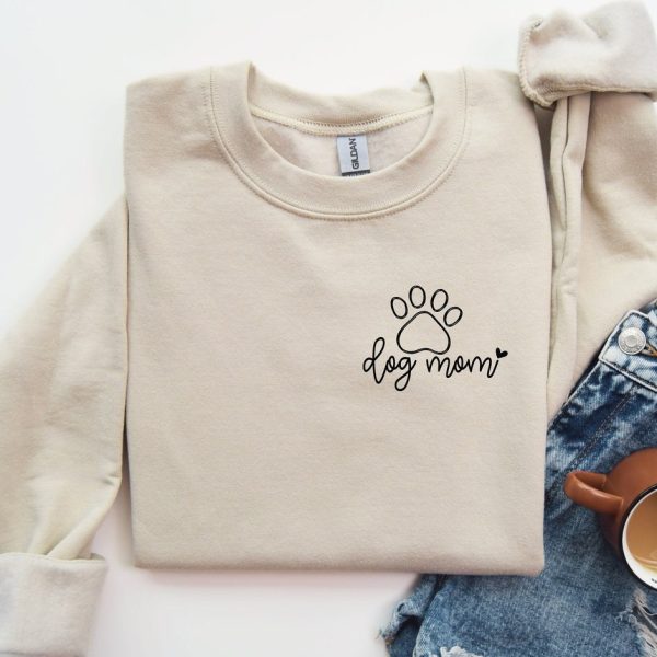 Dog Mom Paw Sweater V2
