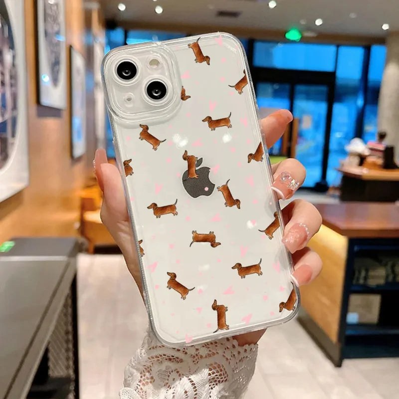Dachshund Music iPhone Case