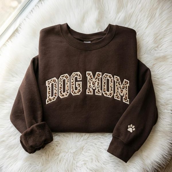 Dog Mom Leopard Sweater