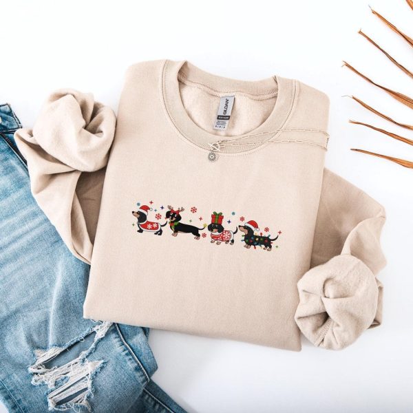 Dachshund Christmas Sweater V3