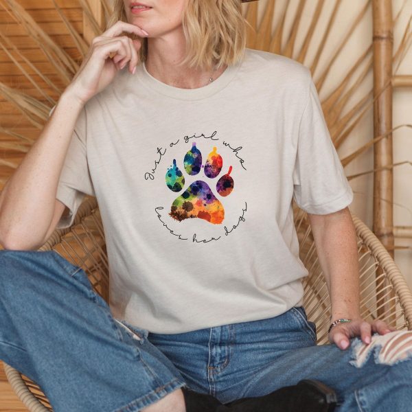 A Girl Loves Dogs Shirt