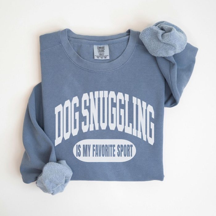 Dog Snuggling Sweatshirt