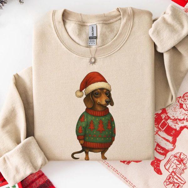 Dachshund Christmas Sweatshirt V5