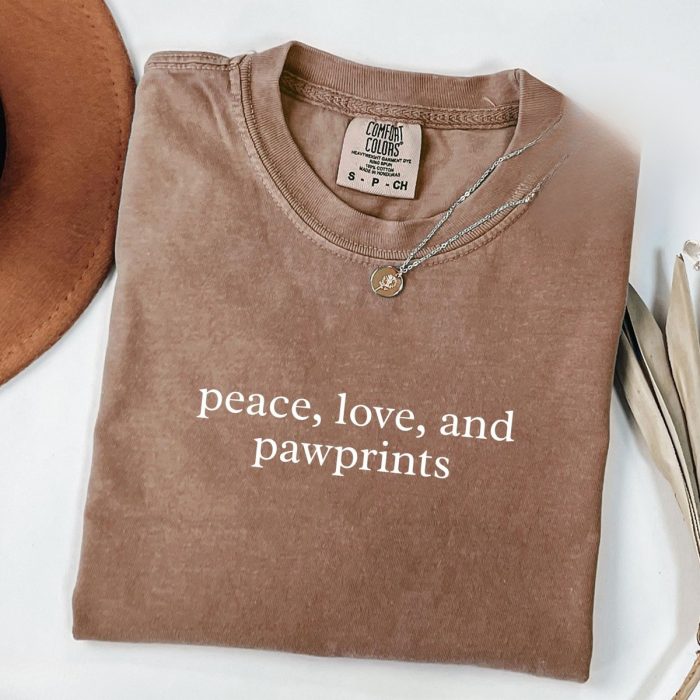 Peace, Love, and Pawprints Shirt