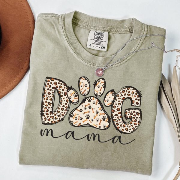 Dog Mama Paw Tee V7