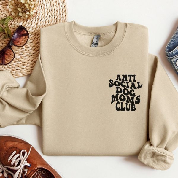 Anti Social Dog Moms Club Sweater