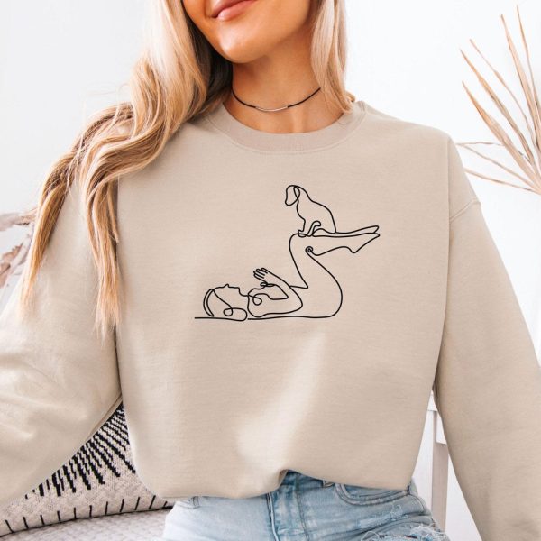 Dog Yoga Sweatshirt