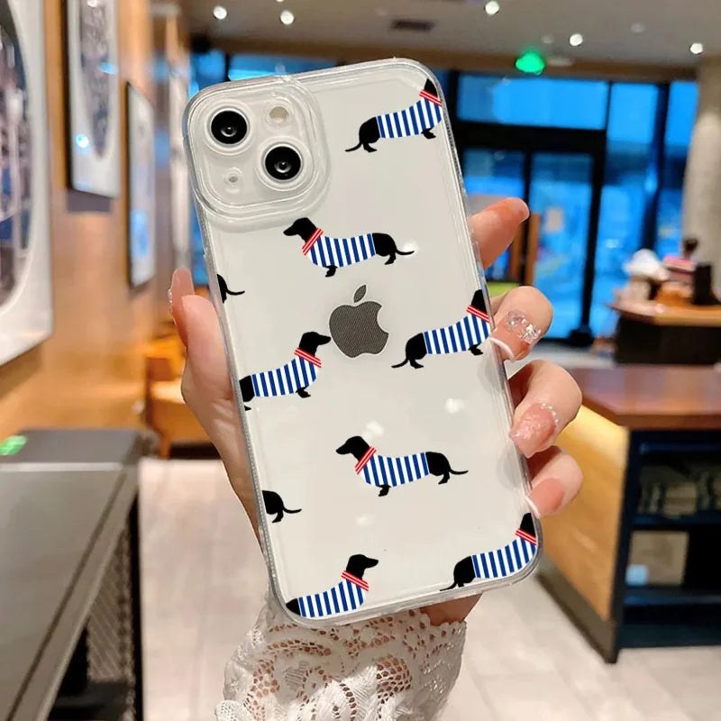Dachshund Music iPhone Case