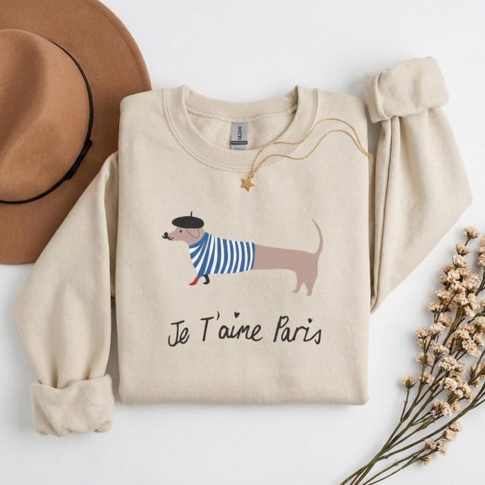 Paris Dachshund Sweatshirt
