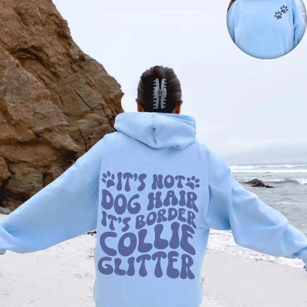 Border Collie Glitter Hoodie