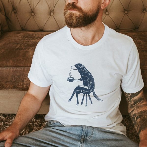 Men's Dog Coffee Tee