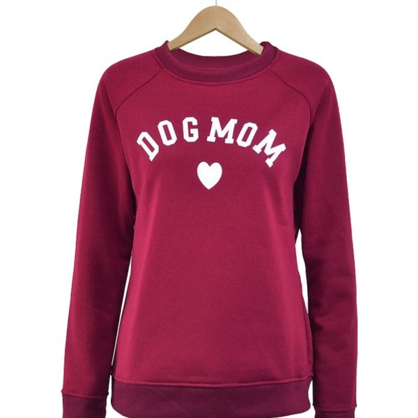 Dog Mom Heart Sweater