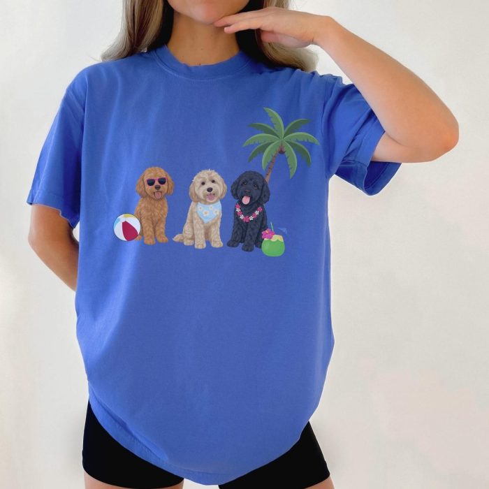 Cavapoo Summer Vibes T Shirt