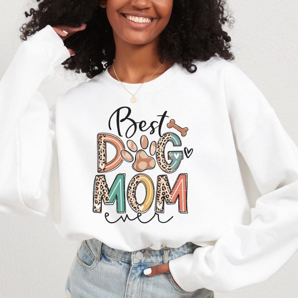 Best Dog Mom Sweater V4