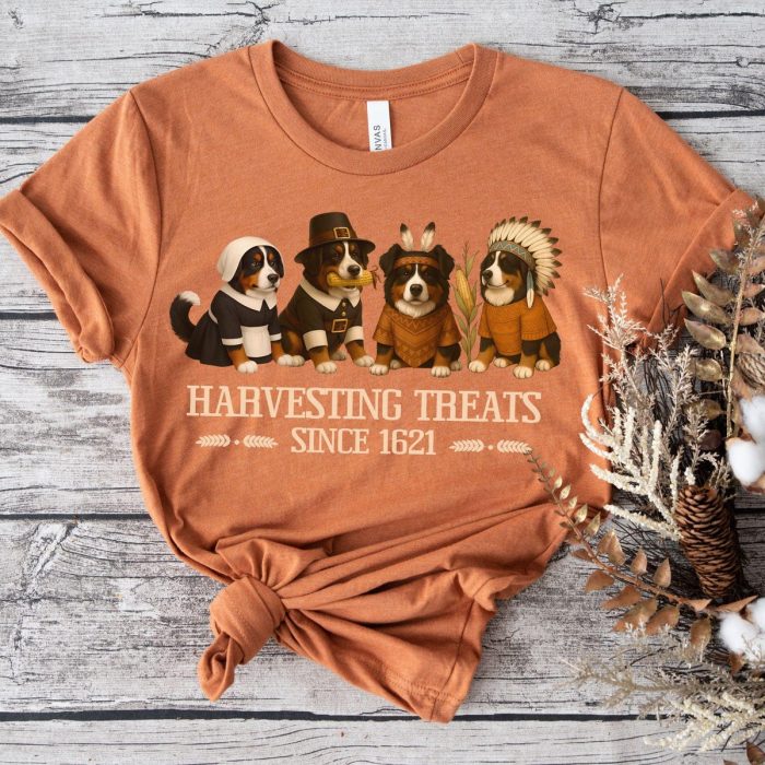 Fall Bernese Mountain Dog T-Shirt