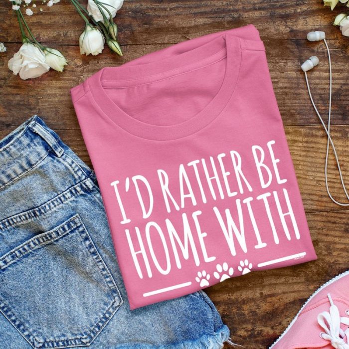 I'd Rather Be Home Tee V6