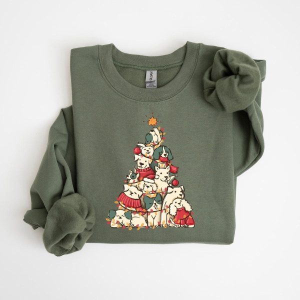 Dog Christmas Tree Sweater