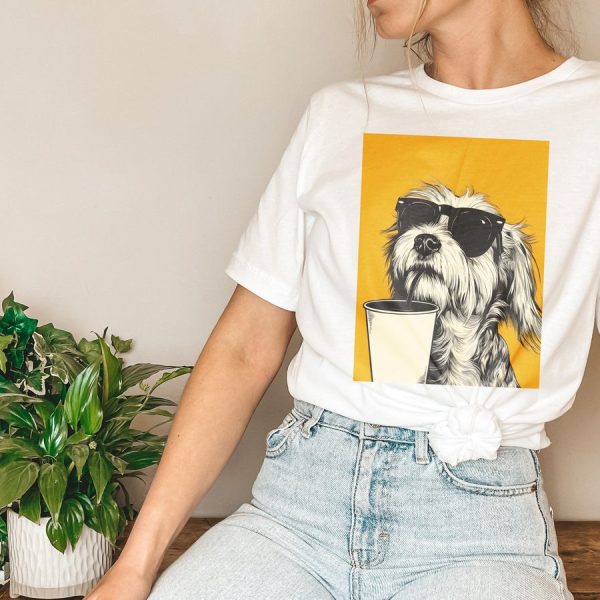 Dog With Sunglasses Graphic Tee